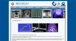 Desktop Screenshot of bhatmetals.com